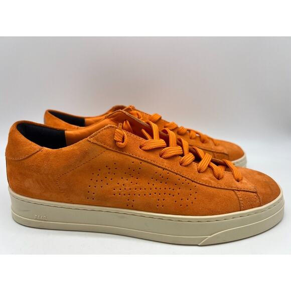 P448 Jack Trainers Women's Sneakers Orange Size 40/US 9.5 NEW - Picture 1 of 12
